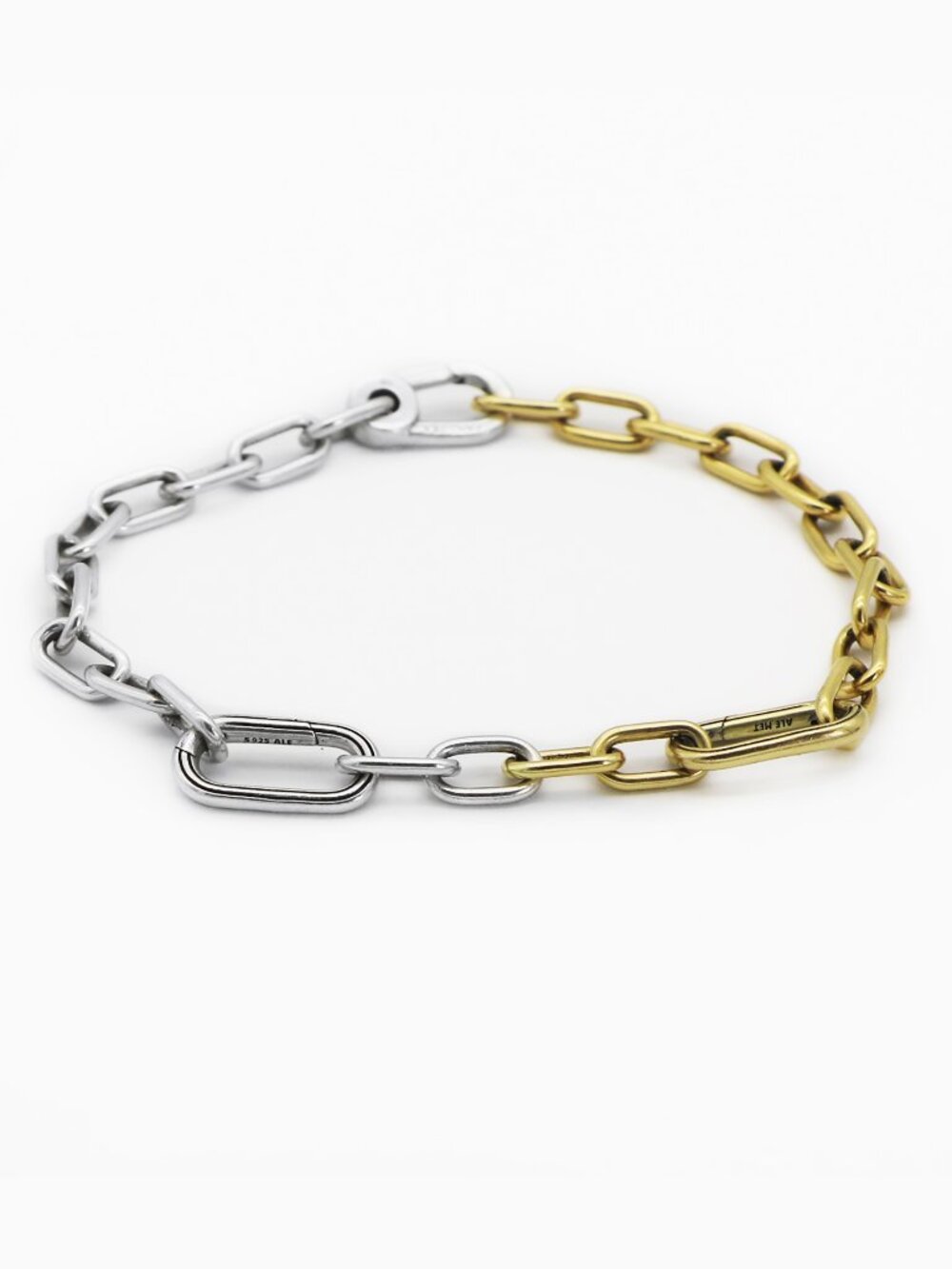 Pandora ME Link Chain Bracelet two-tone sterling silver 14k gold Bracelet